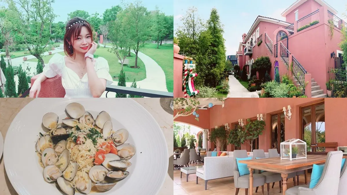 宛如置身歐洲！台中「絕美莊園餐廳」先搶戶外沙發區，童話風花園怎麼拍都美