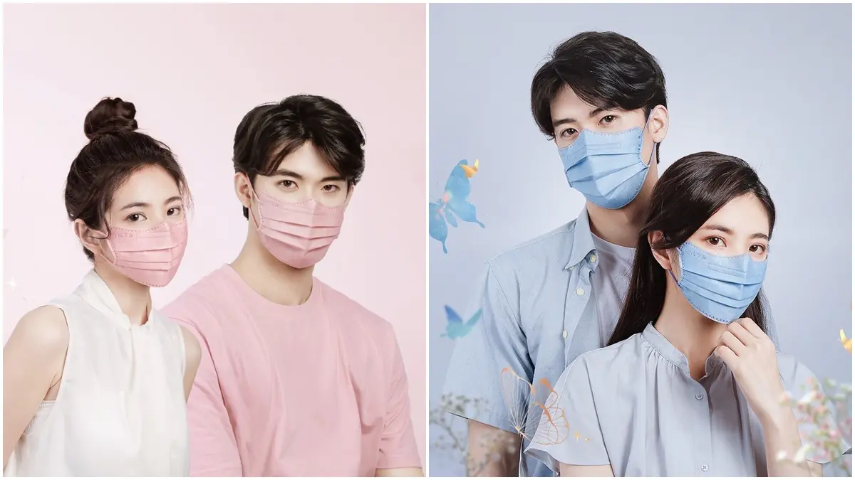 全台獨家「蝴蝶口罩」美翻！５月話題新口罩：夢幻彩花款、３倍透氣輕口罩