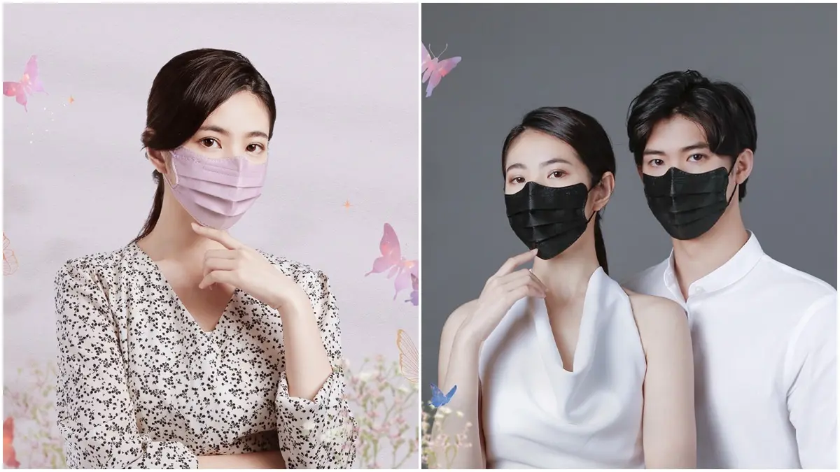 全台獨家「蝴蝶口罩」美翻！５月話題新口罩：夢幻彩花款、３倍透氣輕口罩