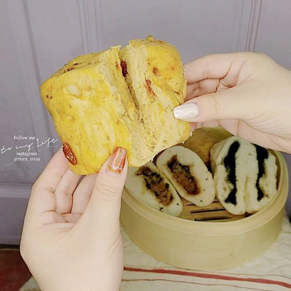 懶人早餐首選！每日現做「老麵包子」Q彈有嚼勁，邪惡爆漿巧克力包只要25元