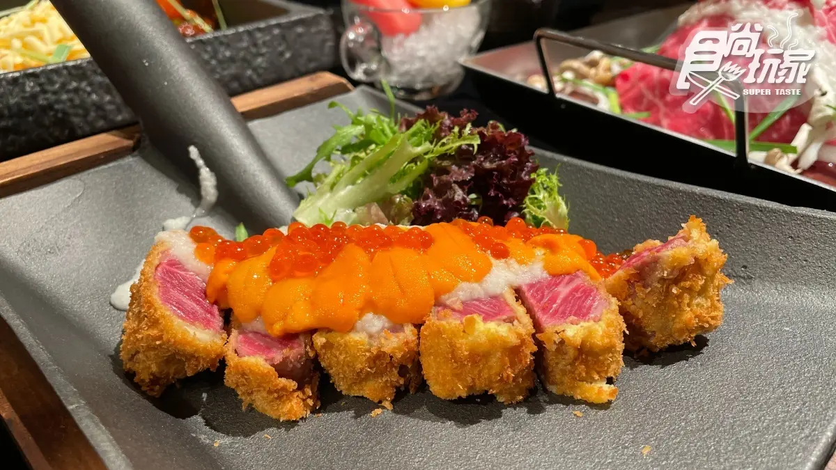 【新開店】網美先拍！視覺系鍋物「浮誇軒」：打卡壯觀和牛肉山、生牛肉吧噗