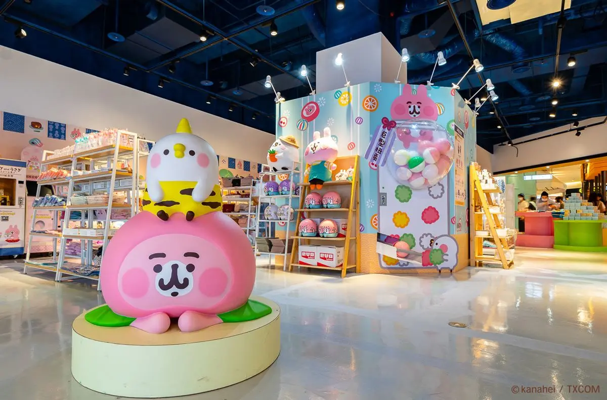 全新「卡娜赫拉和菓子屋」！粉紅兔兔、P助變身日式甜點，３大打卡點秒飛日本