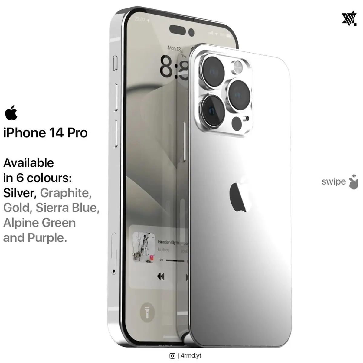 美出新高度！iPhone 14新款抹茶山綠、玫瑰奶茶金，６款Pro配色搭配無瀏海螢幕