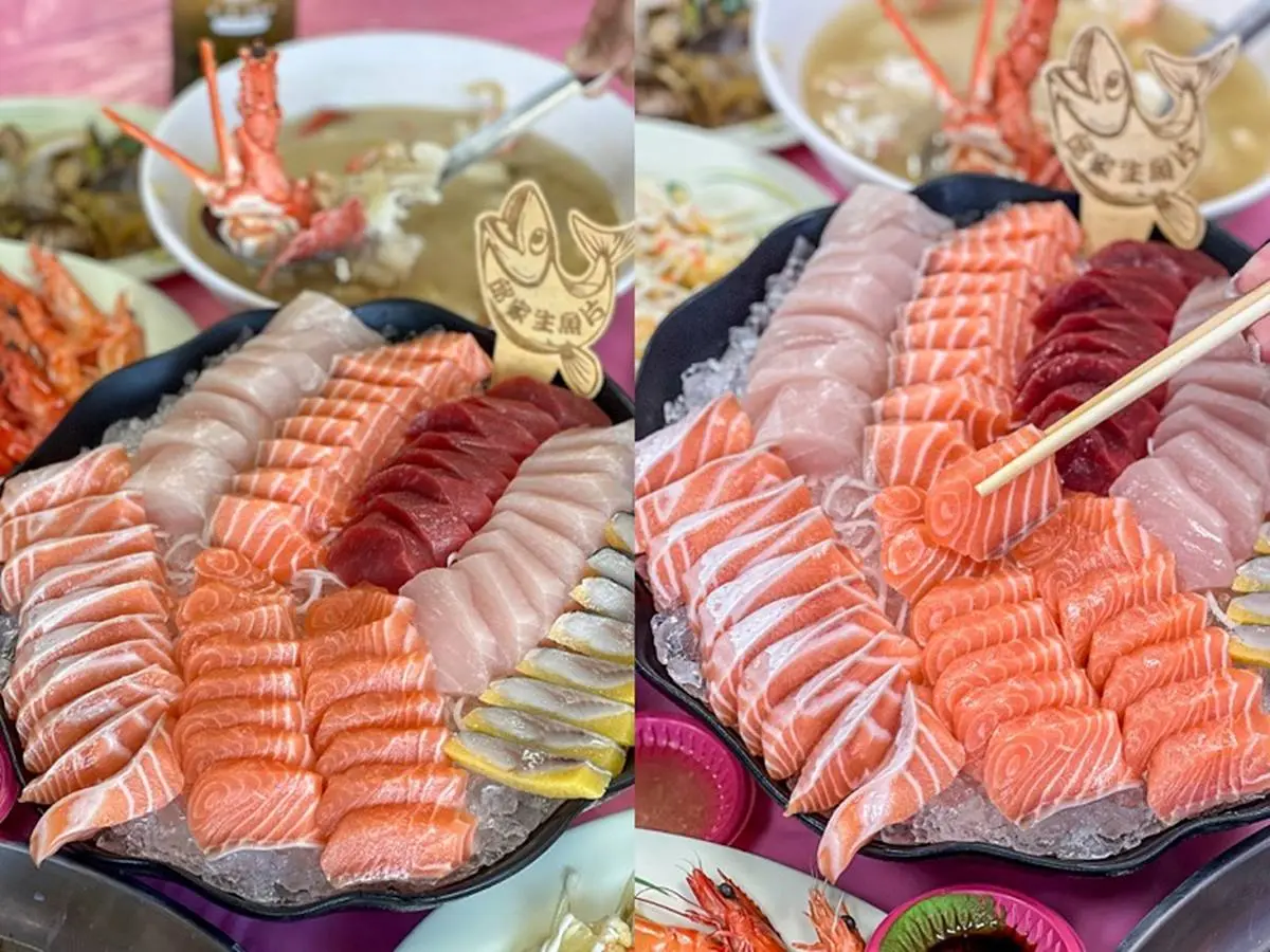 CP值爆表!全台5家平價生魚片:40片200元、內行直接買整塊、網評4.8星 生魚片滿到爆出碗公!擺滿40片只要200元,再爽嗑現抓龍蝦、螃蟹