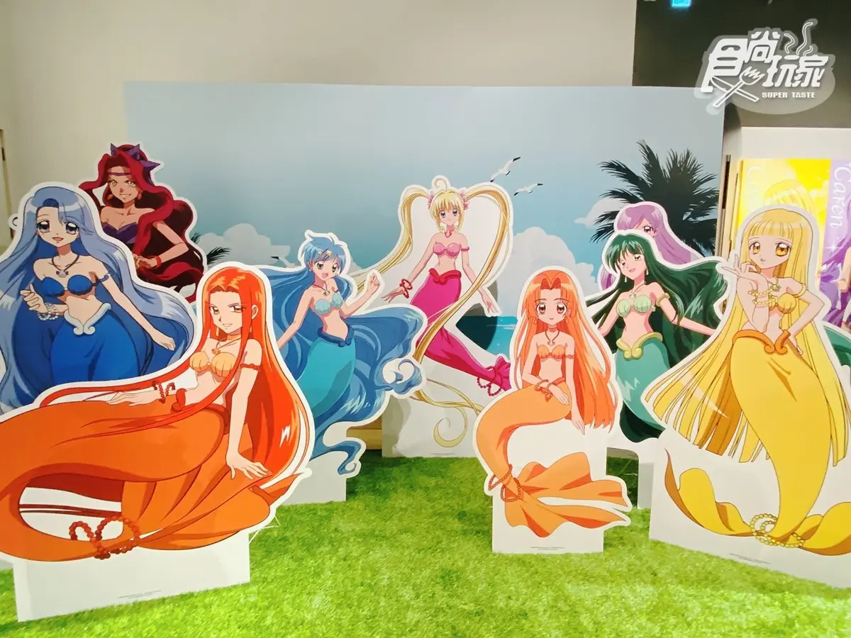 七彩的微風大合唱了！「真珠美人魚限定展」免費打卡，少女心場景、餐點周邊