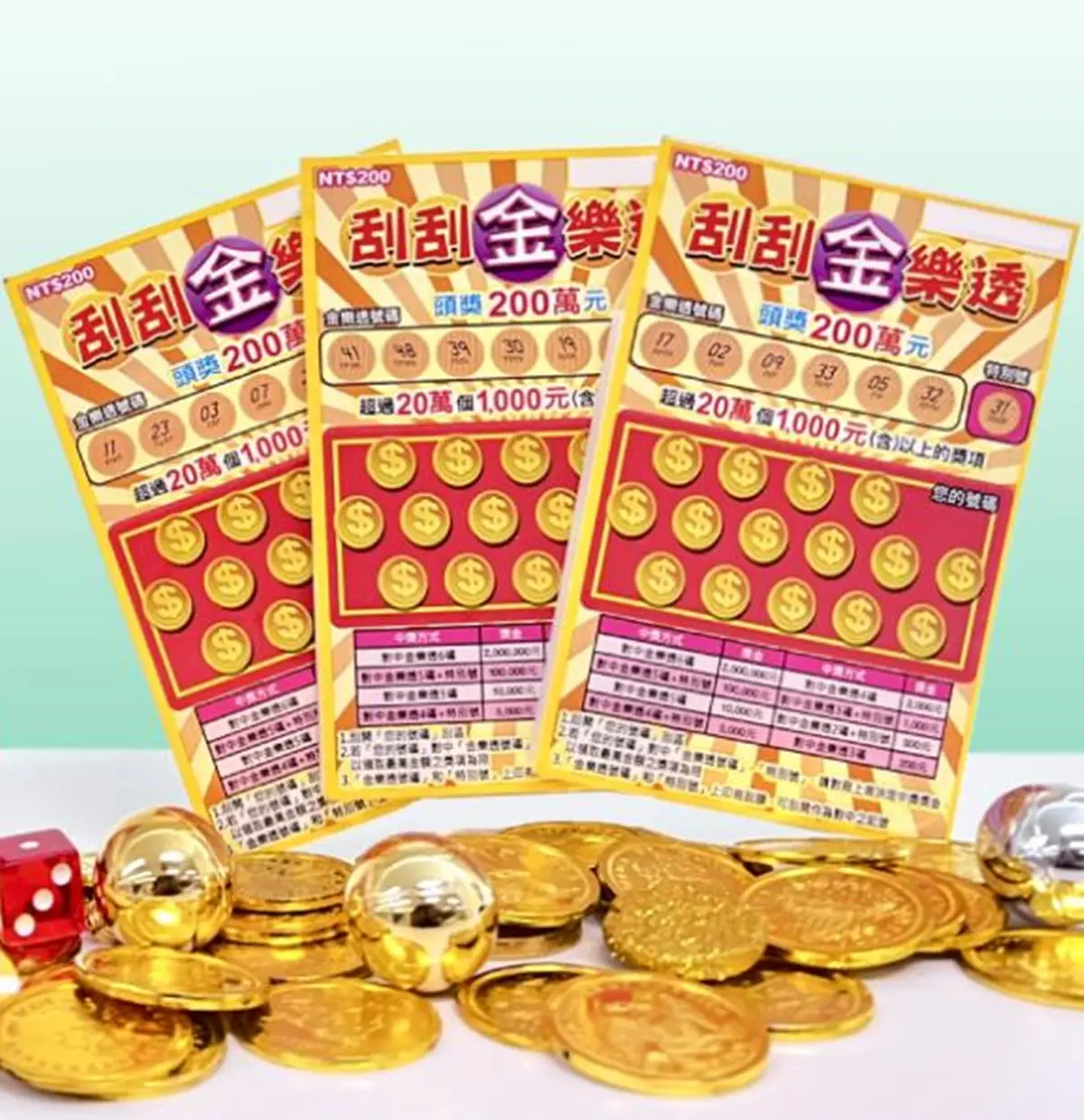 總獎金上看11億！台彩推２款刮刮樂新品，限時打卡再抽２萬元樂透