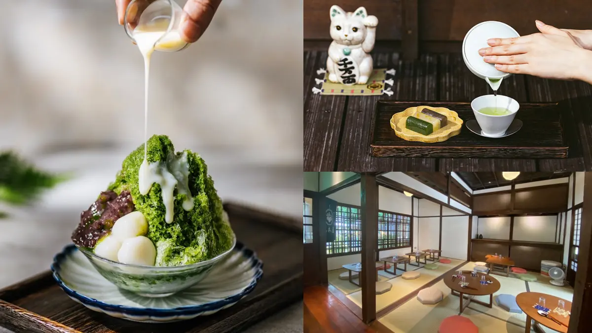 【新開店】百年日式老宅「京町 山本屋」在台北，先嗑宇治金時刨冰、超萌招財貓