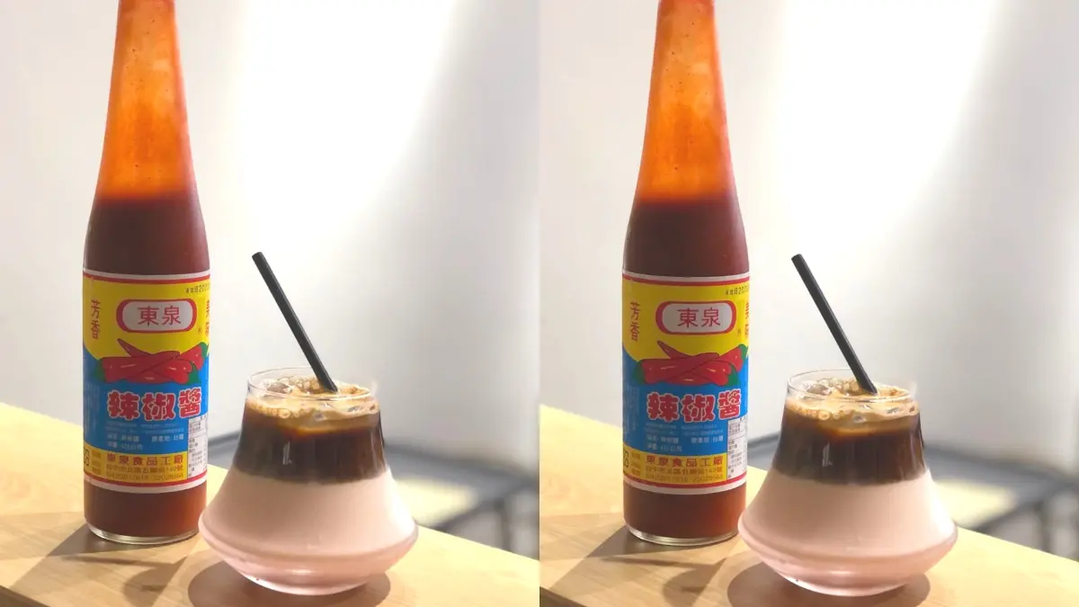 真．台中人拿鐵？咖啡廳推超狂「東泉辣椒醬＋咖啡」，老饕讚：「尾韻微辣」