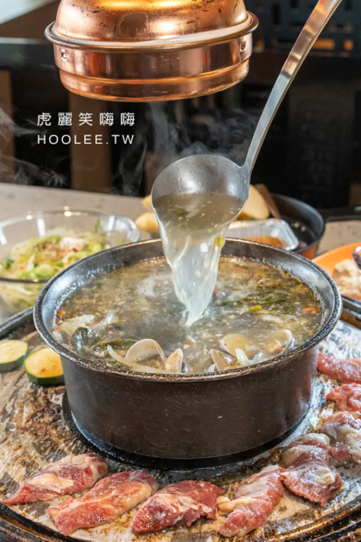 199元蛤蜊吃到飽！高雄「火烤兩吃」自助吧無限供應，還能DIY燒肉口袋餅