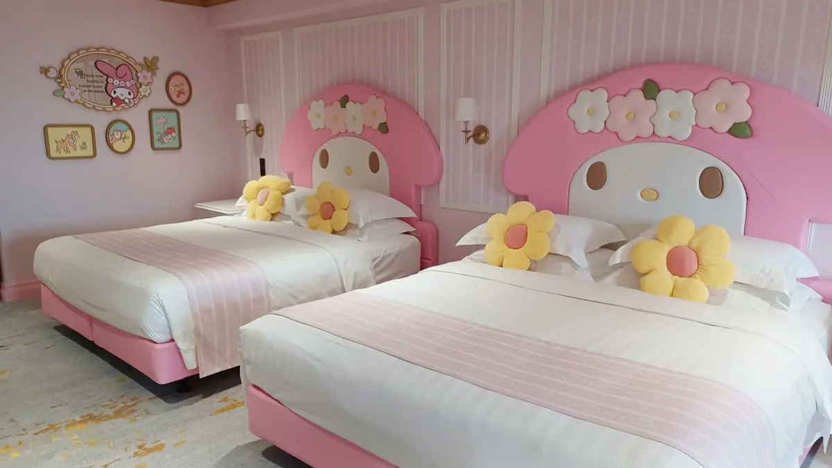 Hello Kitty控必衝！整層18間三麗鷗主題房，全台首見蛋黃哥、美樂蒂飯店設計