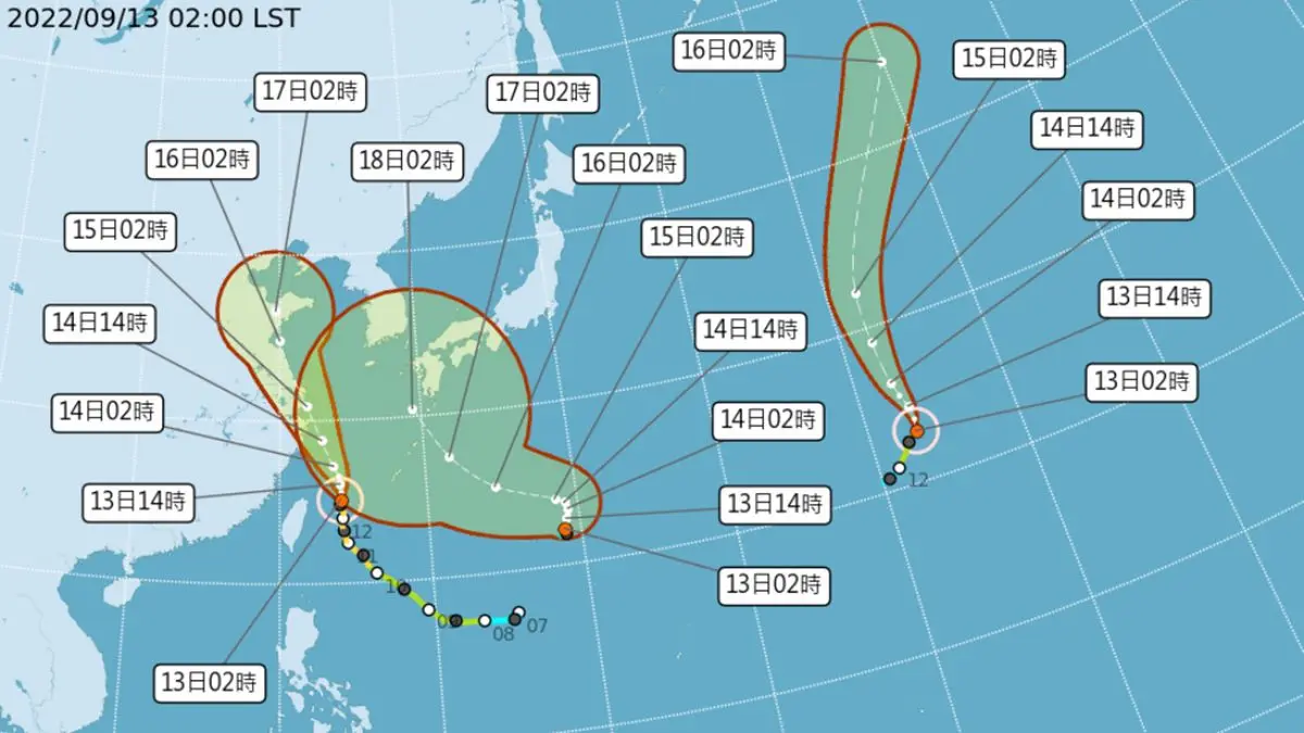 颱風全閃過台灣！３年沒放颱風假，網虧：「台風」台灣管的