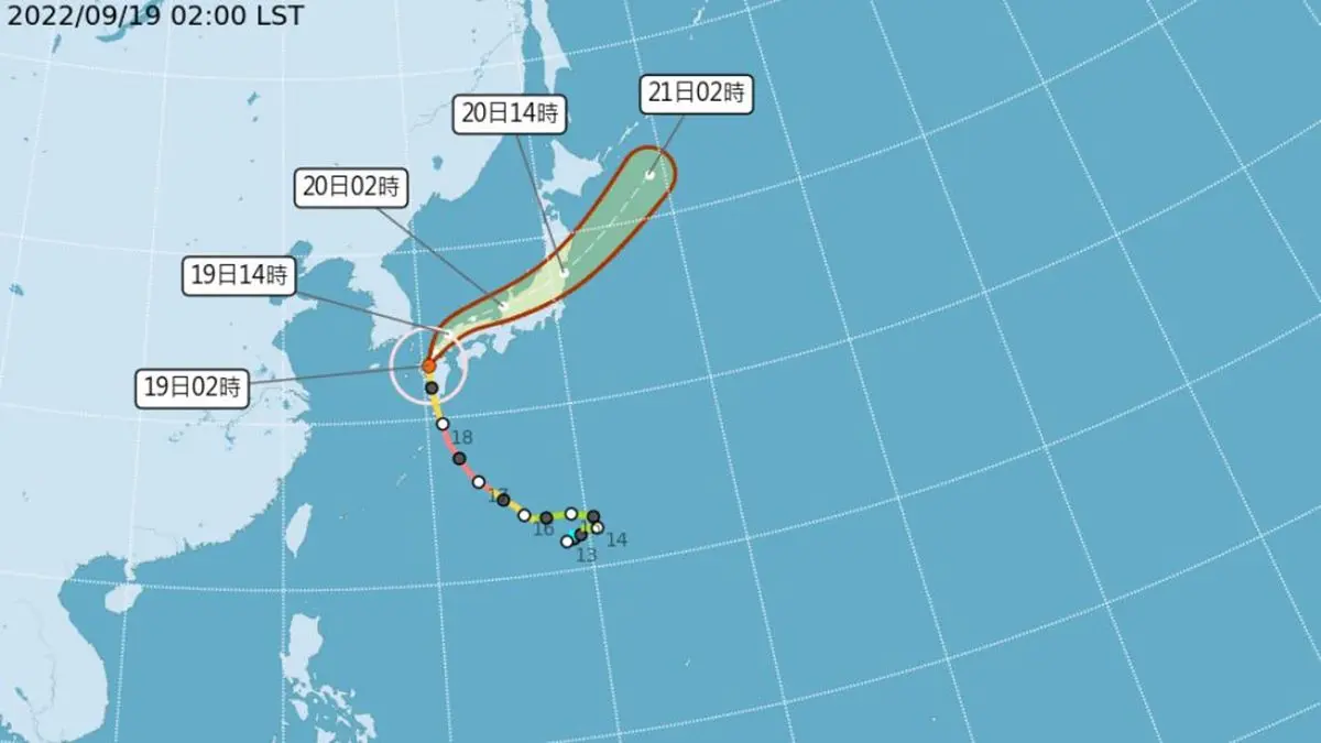晚上氣溫「驟降７度」！水氣報到一連６天有雨，有機會形成新颱風