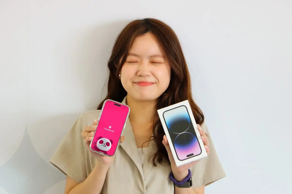 免費爽拿iPhone 14！foodpanda外送最多有好康，還有1000元美食金可用
