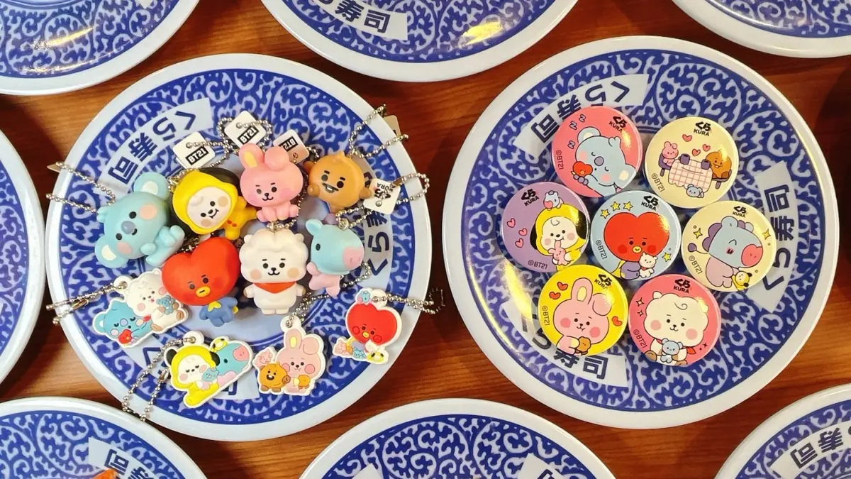 阿米暴動了！藏壽司18款限定「BT21扭蛋」，必收立體吊飾＋馬口鐵磁鐵