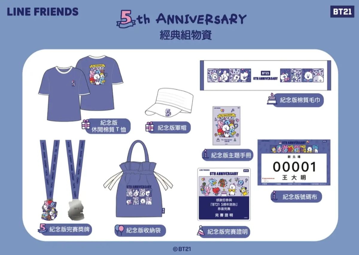 阿米跟上!「宇宙明星BT21路跑」全台4場開放報名,早鳥禮、集資包搶先看 阿米跟上!「宇宙明星BT21路跑」全台4場開放報名,早鳥禮、集資包搶先看