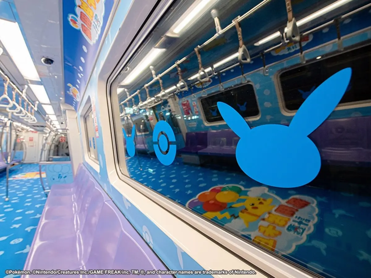 寶可夢鐵粉上車囉！桃捷最萌「皮卡丘彩繪列車」10/21啟航，１日套票快收服