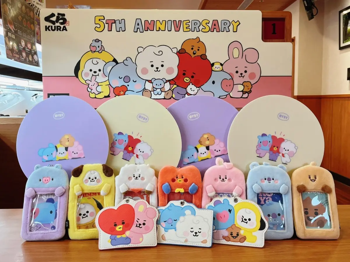 萌感擊爆！藏壽司「BT21絨毛卡片鑰匙圈＋滑鼠墊」免費送，再嗑豪華海陸新品