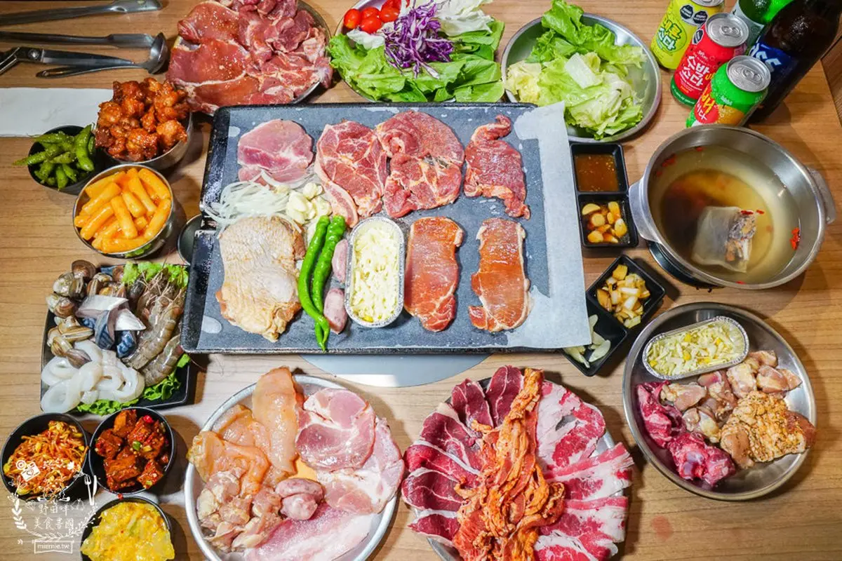 聚餐不傷荷包！ 399元內６韓式烤肉吃到飽：爽嗑13種厚切肉、80種海陸食材任吃