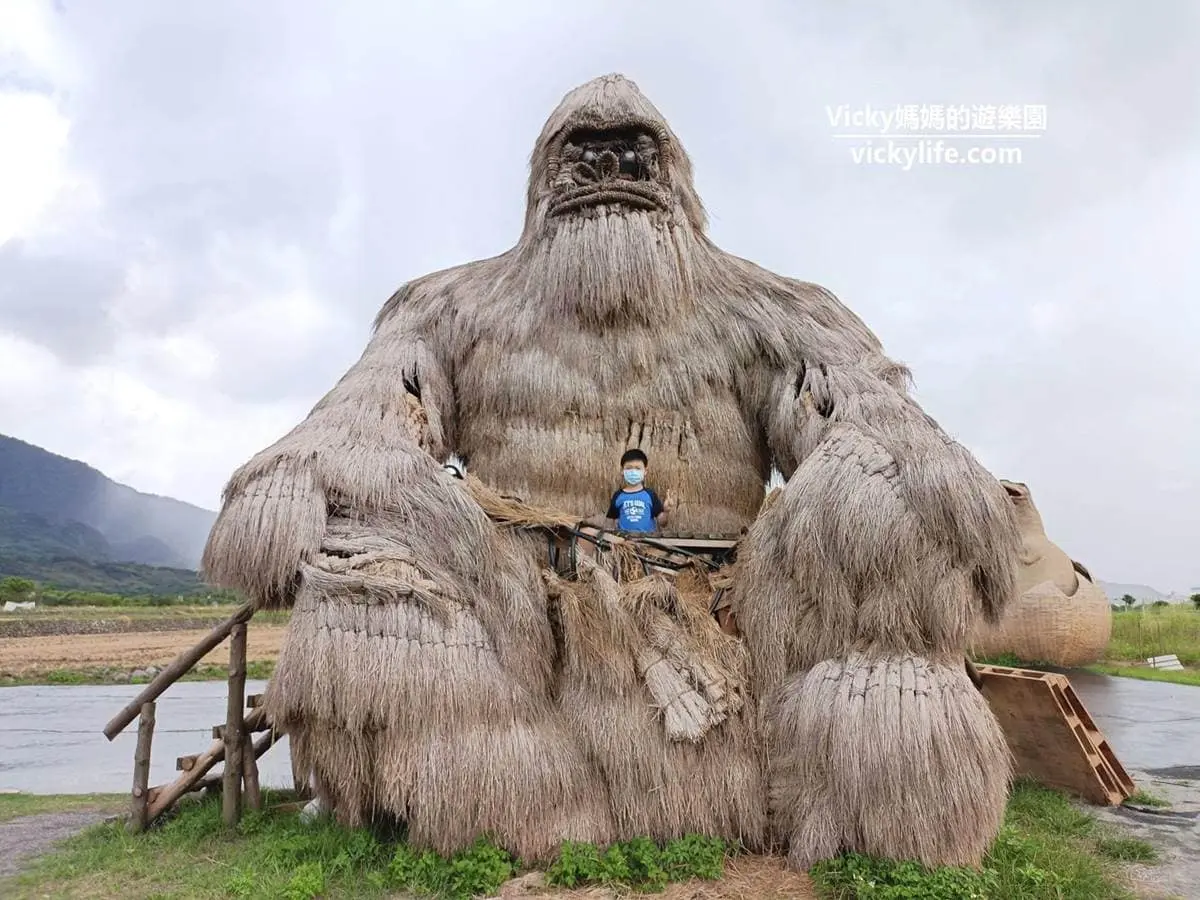 巨萌河豚、小丑魚出沒花蓮！「2023稻草藝術季」開跑，還有大型金剛加碼回歸