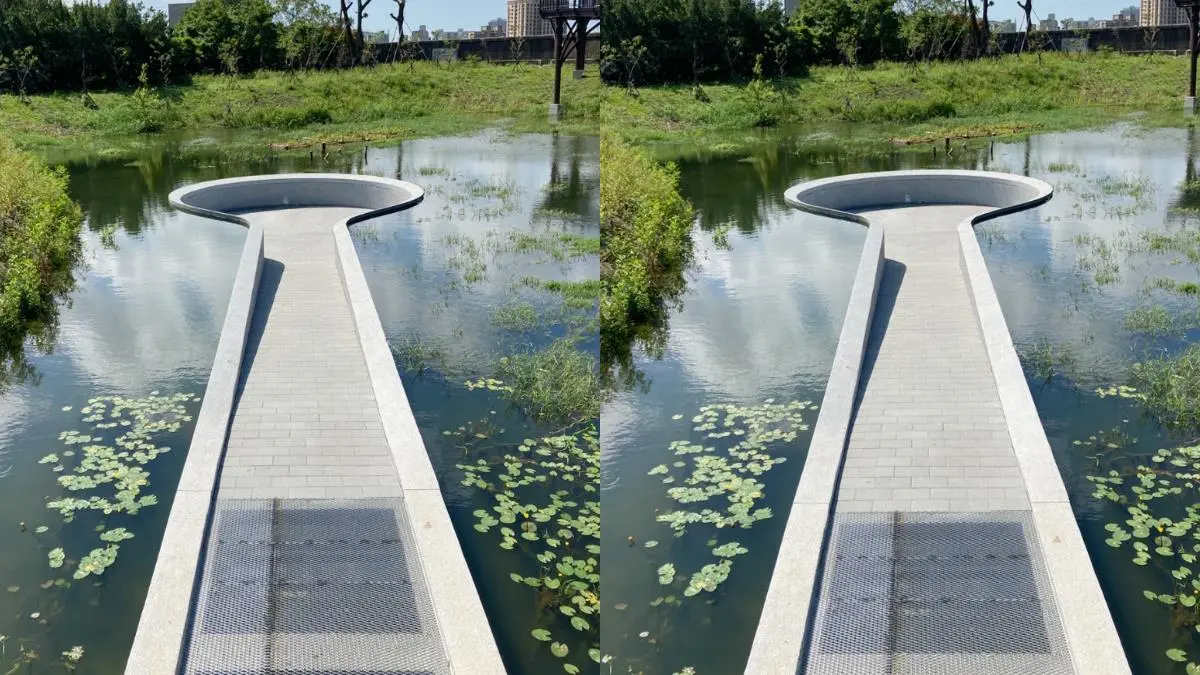 士林人快衝新景點！2.3公頃「雙溪濕地公園」搶拍水中步道、賞絕美百萬夕照
