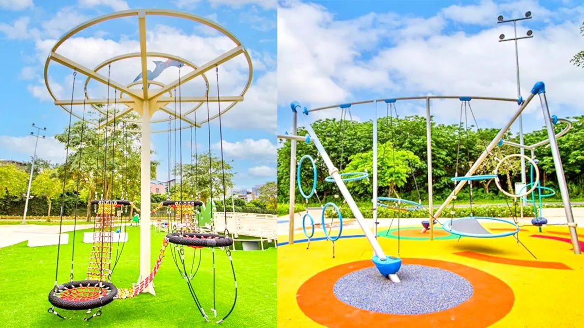 新北親子公園：板橋浮洲遊戲場