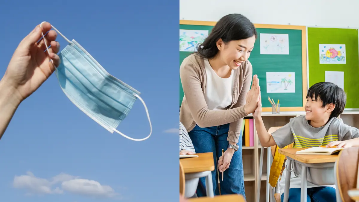「室內脫口罩」將於2/20實施!口罩禁令確定放寬,加碼看學校鬆綁規定