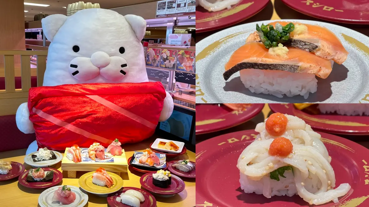 這太巨了啦！壽司郎萌翻「150cm鮪魚小萌獺」免費送，再狂嗑限定時不知鮭