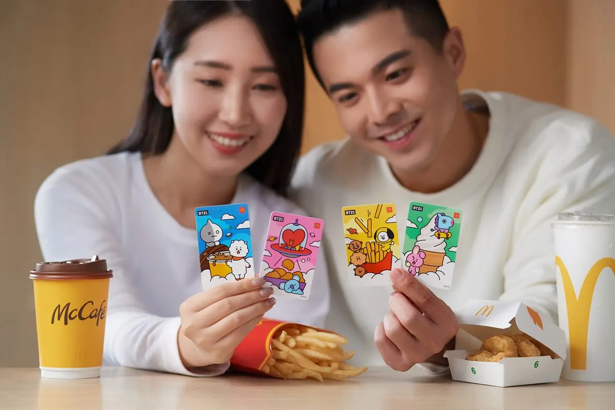用一次就回本!麥當勞最新BT21甜心卡開搶,同步新增2餐點、停賣9品項 用一次就回本!麥當勞最新BT21甜心卡開搶,同步新增2餐點、停賣9品項