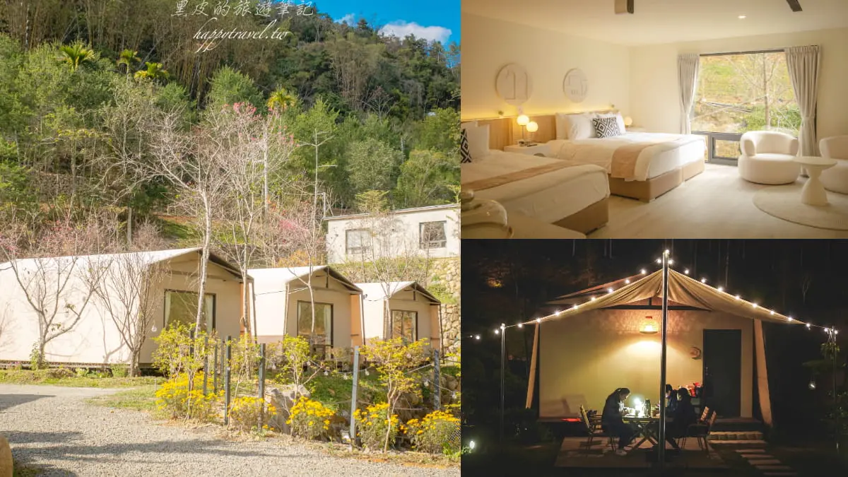 捨不得睡！南投「森林系Villa」體驗浪漫偽露營，星空電影院、溫泉魚療超Chill