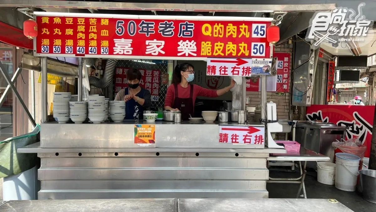 ２大塊肉排＋酥脆筍丁！台中神級「脆皮肉圓」僅50元，再曝美味３吃法