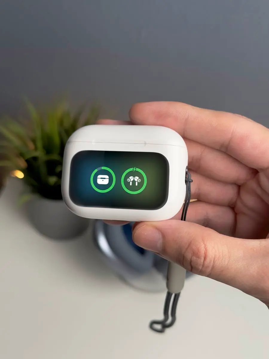 最新「觸控螢幕AirPods」曝光！充電盒可選音樂、收訊息，免拿iPhone就能操作