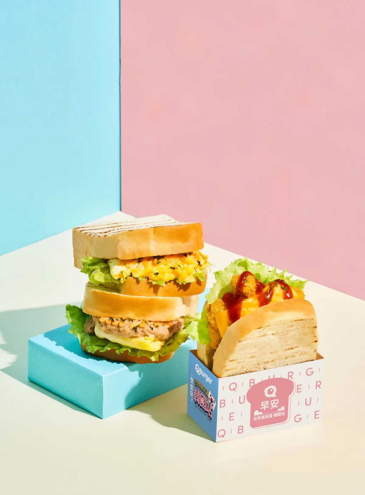 免費送韓國商務艙機票！Q Burger推韓食，先搶吃超狂起士泡麵＋辣醬雞米花