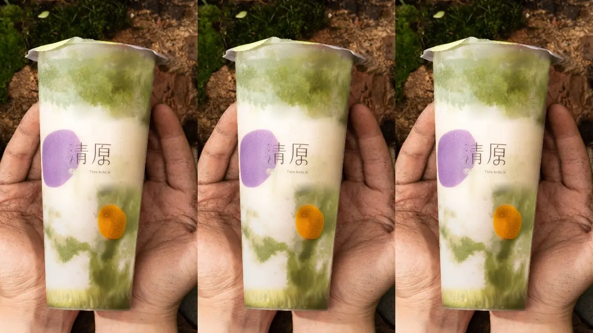 抹茶人敲碗成功！清原「草仔粿ｘ抹茶ｘ芋頭」北部也有了，爽抽免費喝１個月