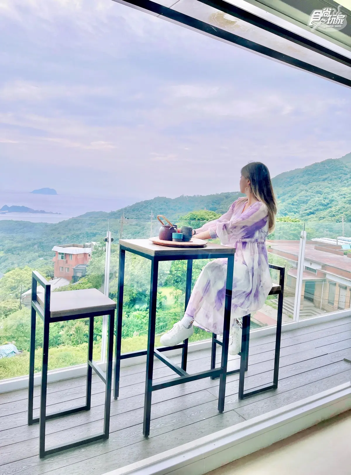 躺浴缸爽看無敵海景!九份新民宿「曉宅山」最美房型開箱,小陽台喝免費現磨咖啡 躺浴缸爽看無敵海景!九份新民宿「曉宅山」最美房型開箱,小陽台喝免費現磨咖啡
