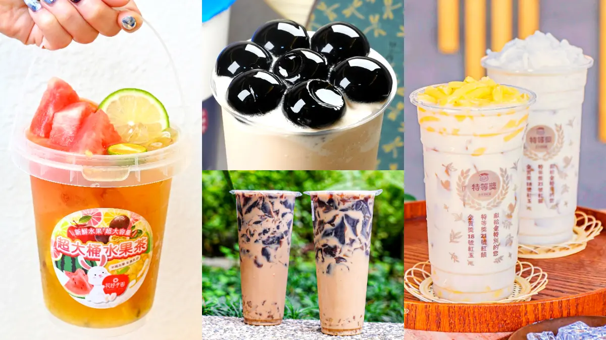 台中人喝過都說讚！10家「最強手搖飲」：1000cc整桶水果茶、開門就排爆