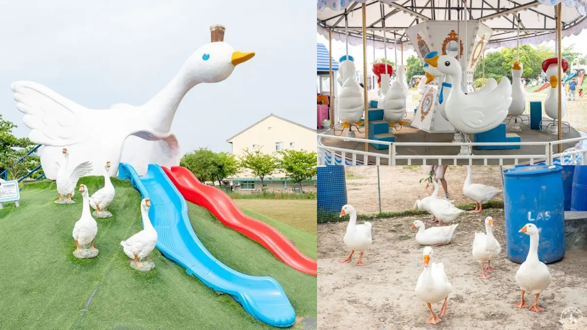 雲林免費景點推薦TOP12:飛天鵝溜滑梯、彩色松鼠公園、1秒飛泰國的台版大皇宮 雲林親子景點推薦:鵝童樂園