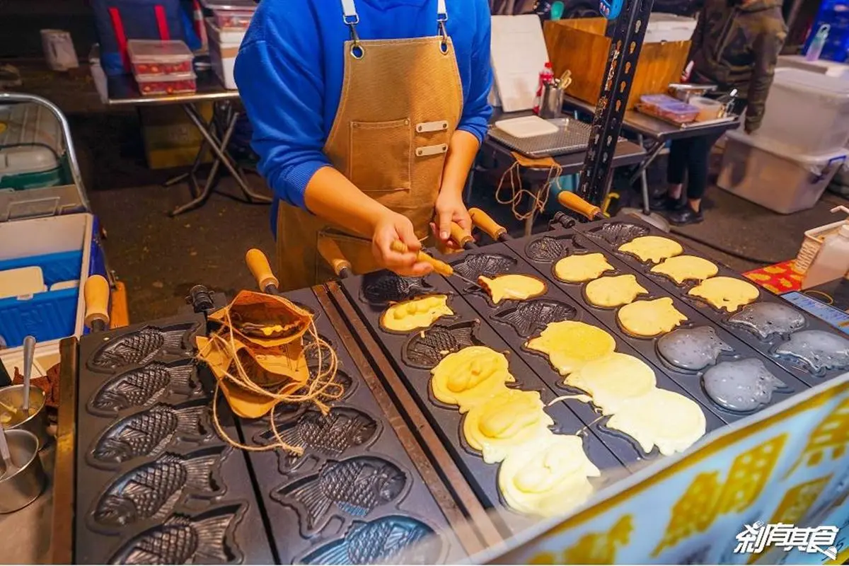 台中最大最好逛！旱溪夜市８攤人氣必吃：超萌雞蛋糕、爆餡夾饃、元老級豆干