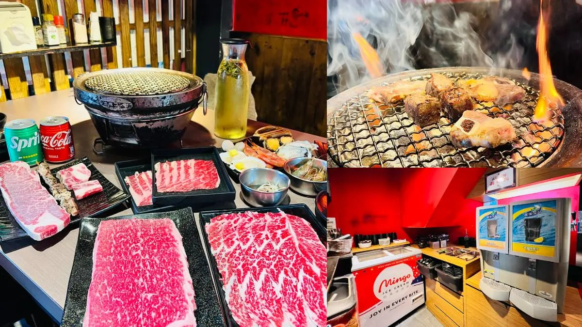 名炙炭火燒肉｜爽嗑50樣海陸燒烤