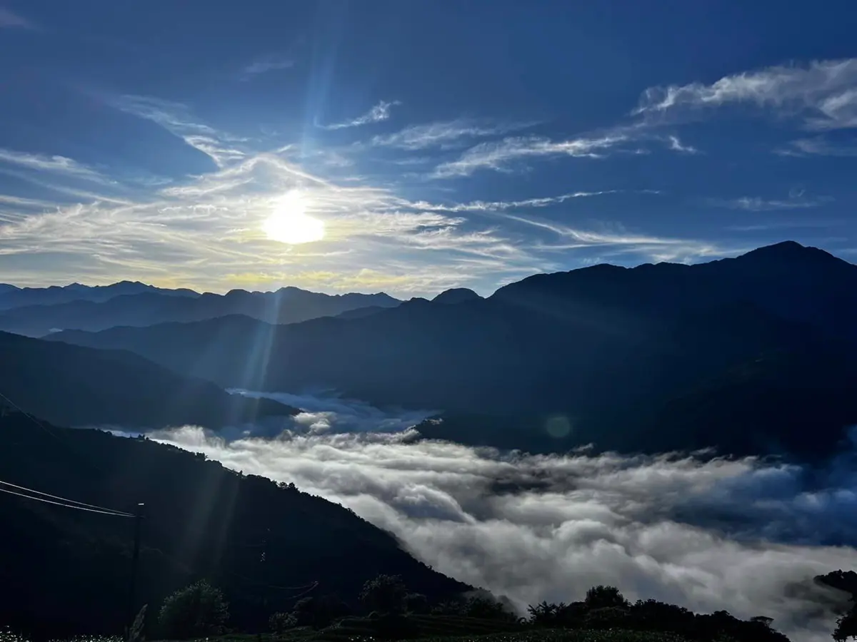滿江紅觀賞季快衝!南投武界「城堡民宿」日出雲瀑配花海,一路美到4月 滿江紅觀賞季快衝!南投武界「城堡民宿」日出雲瀑配花海,一路美到4月