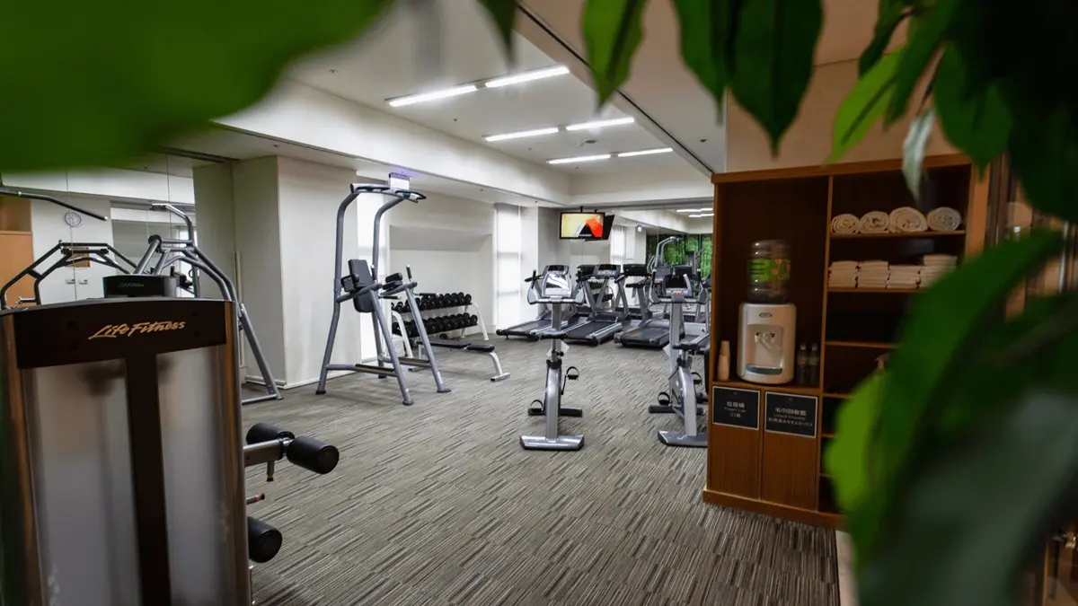 健身房讓住客恣意揮灑汗水。（圖片來源：新竹老爺酒店）