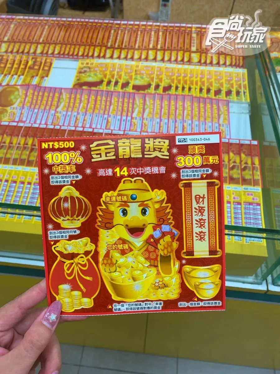 這款中獎率100%！龍年17款必買刮刮樂推薦：CP值最高、中獎率、頭獎一次看