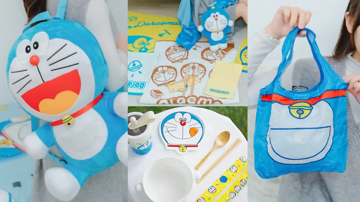 7-11最新「哆啦A夢周邊」登場！20款必收巨型絨毛娃、披肩毯，最低89元開搶