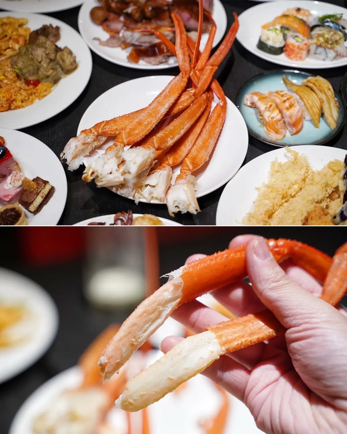 龍蝦粥一次給半隻！台南「吃到飽天花板」，大干貝、松葉蟹、肥嫩生魚片隨你嗑