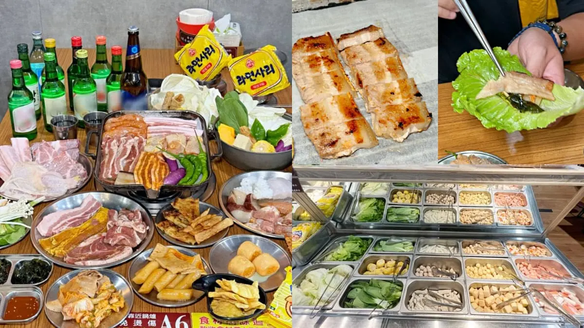 火烤兩吃399元起！台南高CP值「韓式燒肉吃到飽」，近20種肉肉自助吧任夾