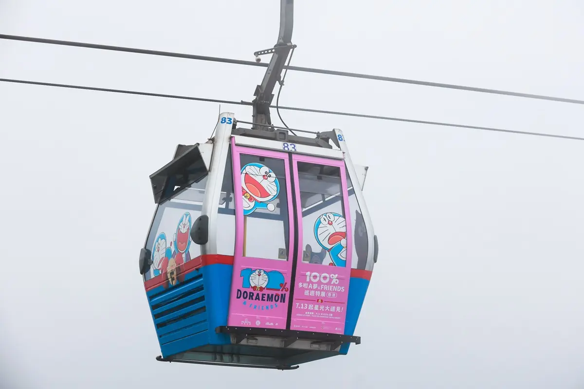 哆啦A夢纜車夢幻登場！打卡胖虎演唱會、巨型扭蛋機６亮點，超萌鈴鐺包必收