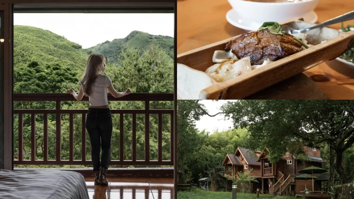 晚餐桂筍東坡肉超誘人！睡溪頭小木屋吸飽芬多精，順遊竹林祕境、妖怪村