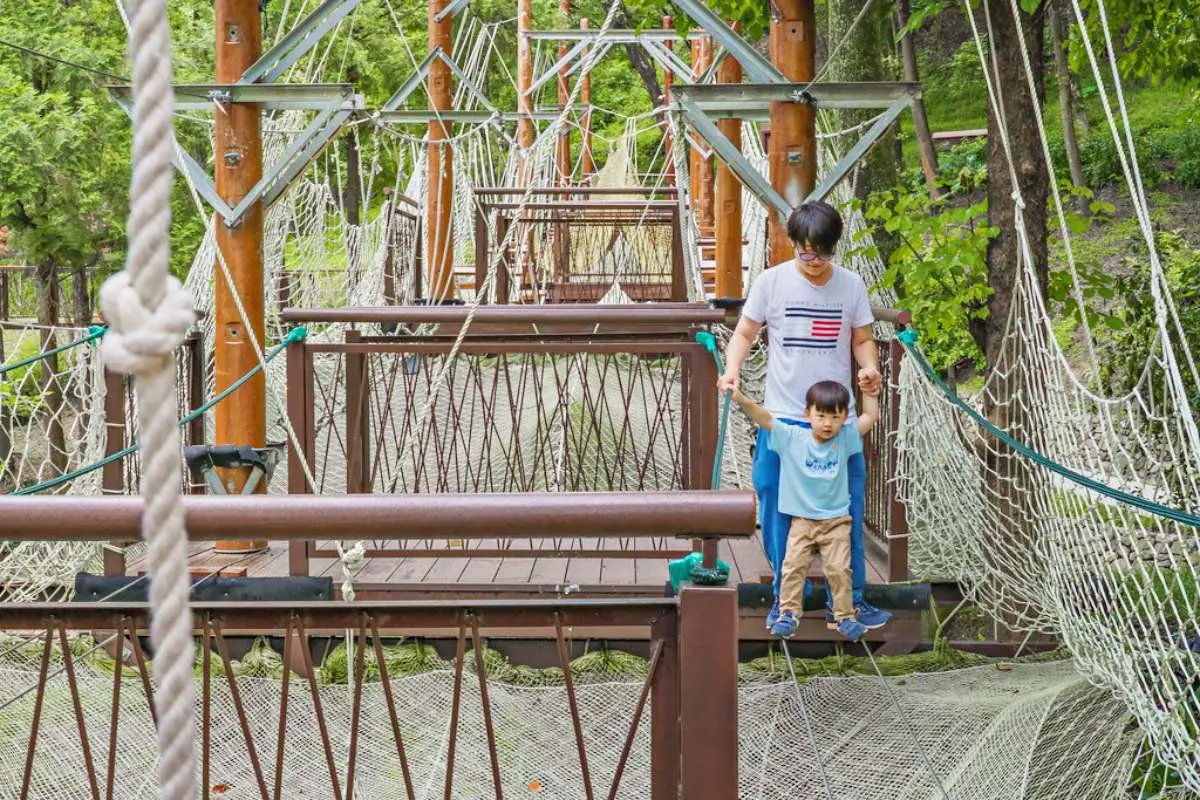 破萬坪「森林遊樂場」在這!獨木橋、跳跳床玩完回家秒睡,還能泡腳、走步道 破萬坪「森林遊樂場」在這!獨木橋、跳跳床玩完回家秒睡,還能泡腳、走步道