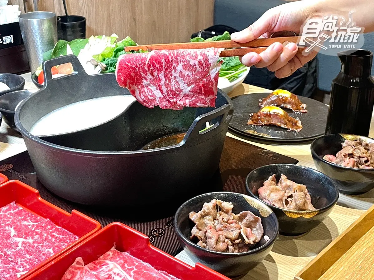 日式火鍋推薦Top10!築間、涮乃葉沒進前3,「冠軍」湯頭多元、肉品大分量 49元升級「壽喜燒吃到飽」!70款自助吧+炙燒和牛握無限吃,必嗑芋頭鯛魚燒