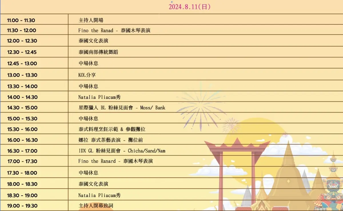 全台最大「泰國展」快閃２天！30家展區亮點：泰國料理、變裝秀、水燈DIY