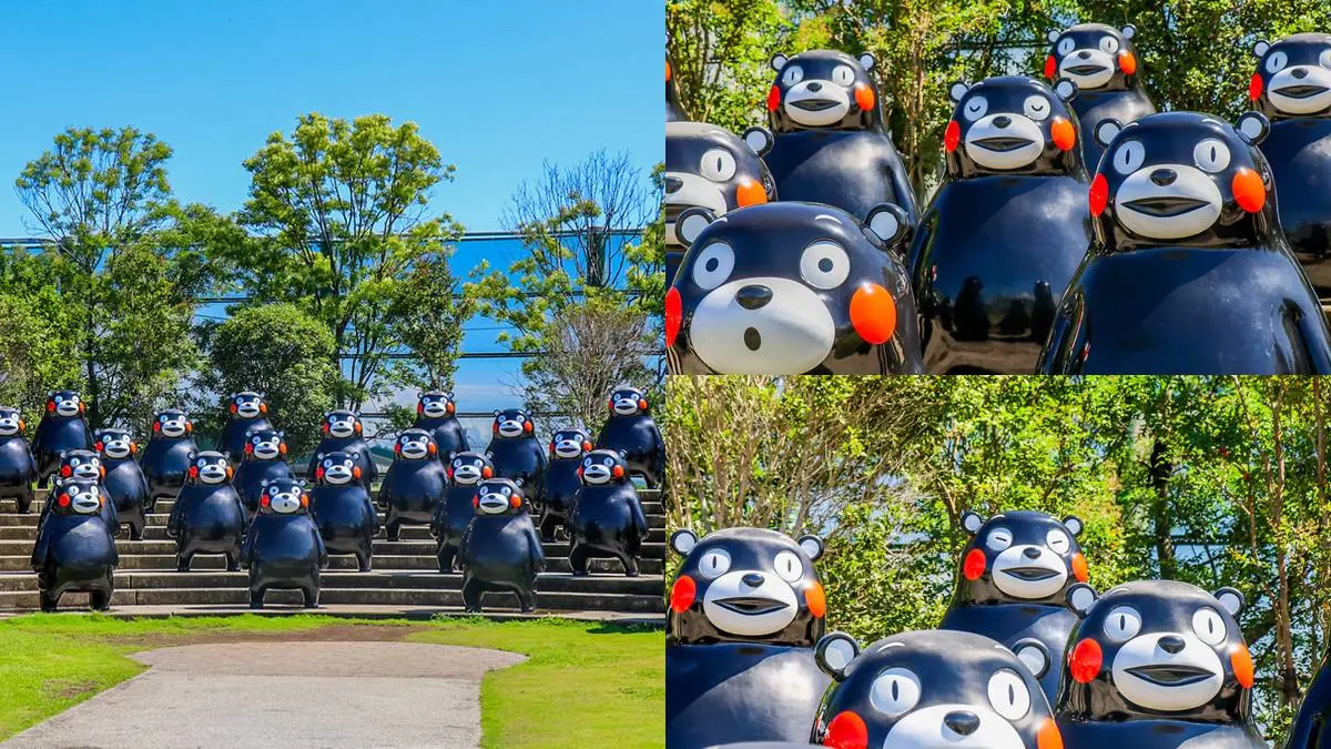 大量熊本熊注意！84隻部長出沒２公頃公園，６公尺巨熊、合唱熊、泡湯熊必拍（中獎公布）